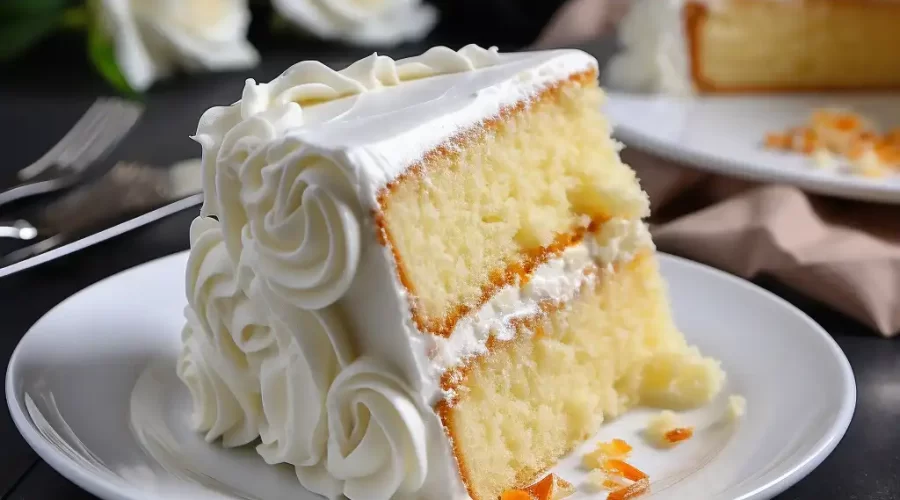 Cake with Lemon or Orange Frosting