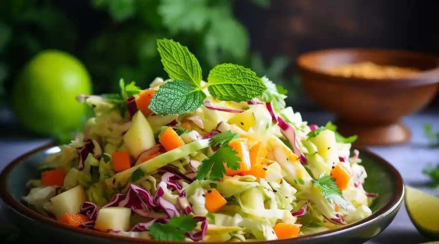 Coleslaw with Mango