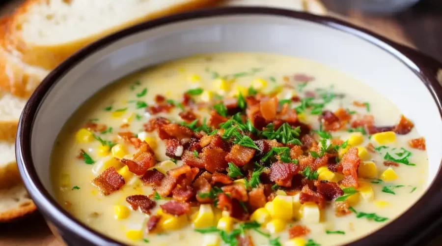 Corn Chowder with Bacon