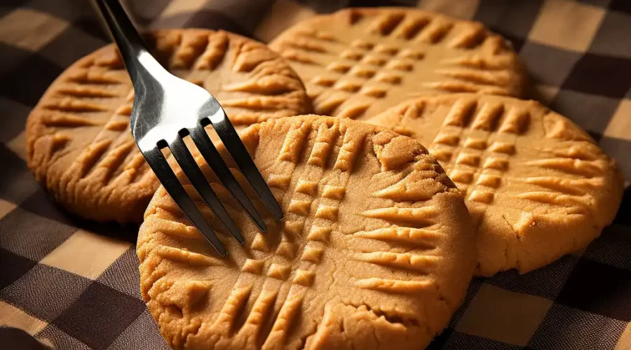 Criss Cross Peanut Butter Cookies