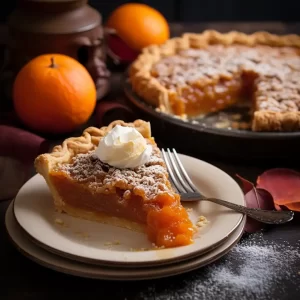 Hoosier Persimmon Pie