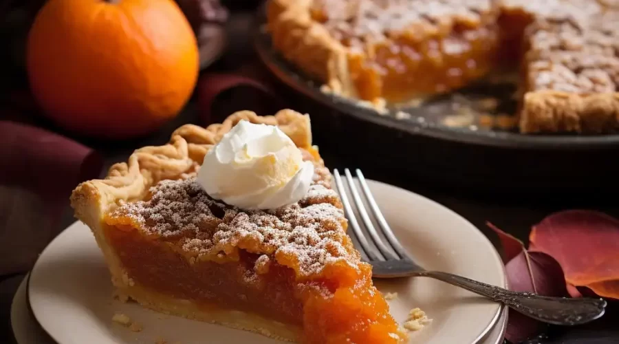 Hoosier Persimmon Pie