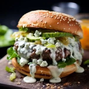 Marion Kay Blue Cheese Burger