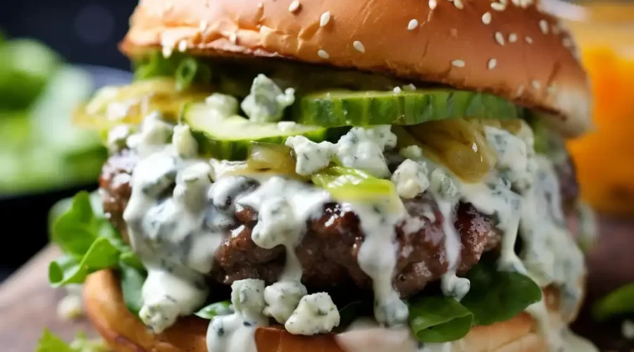 Marion Kay Blue Cheese Burger