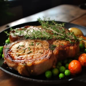 Pan Roasted Pork chops