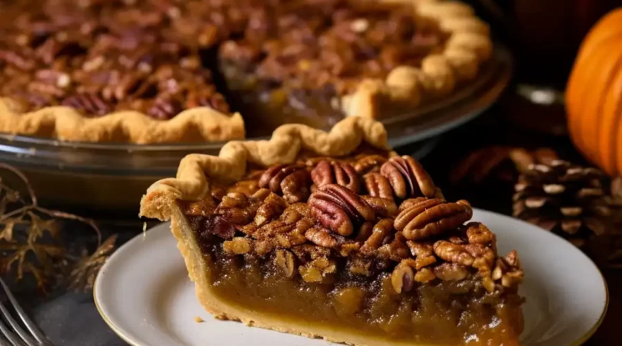 Pumpkin Pecan Pie