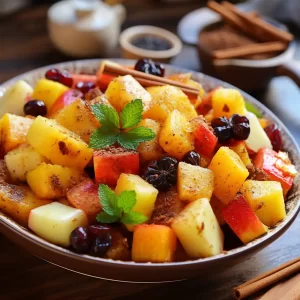 Spiced Fruit Salad