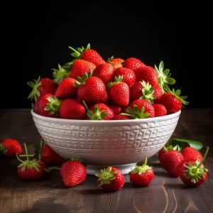 fresh strawberries