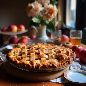 Apple pie made with Marion-Kay apple pie spice and vanilla extract